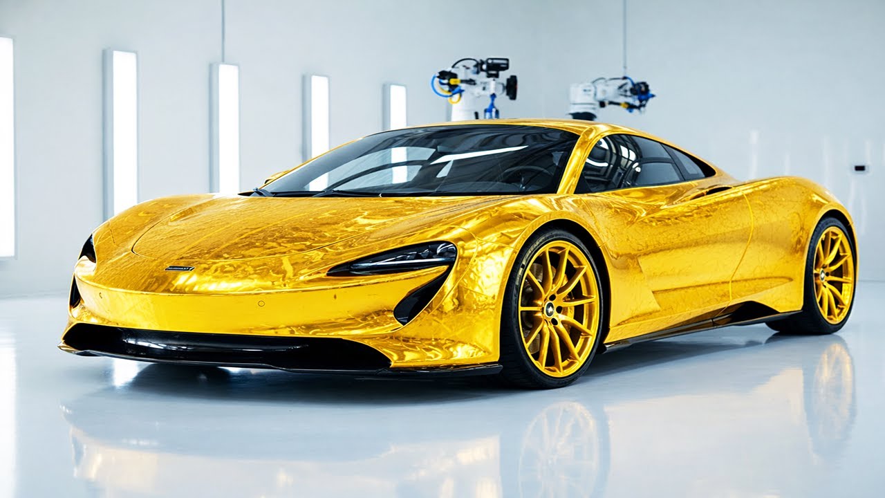 Inside the McLaren Production Centre: The Art of Gold Heat Shielding