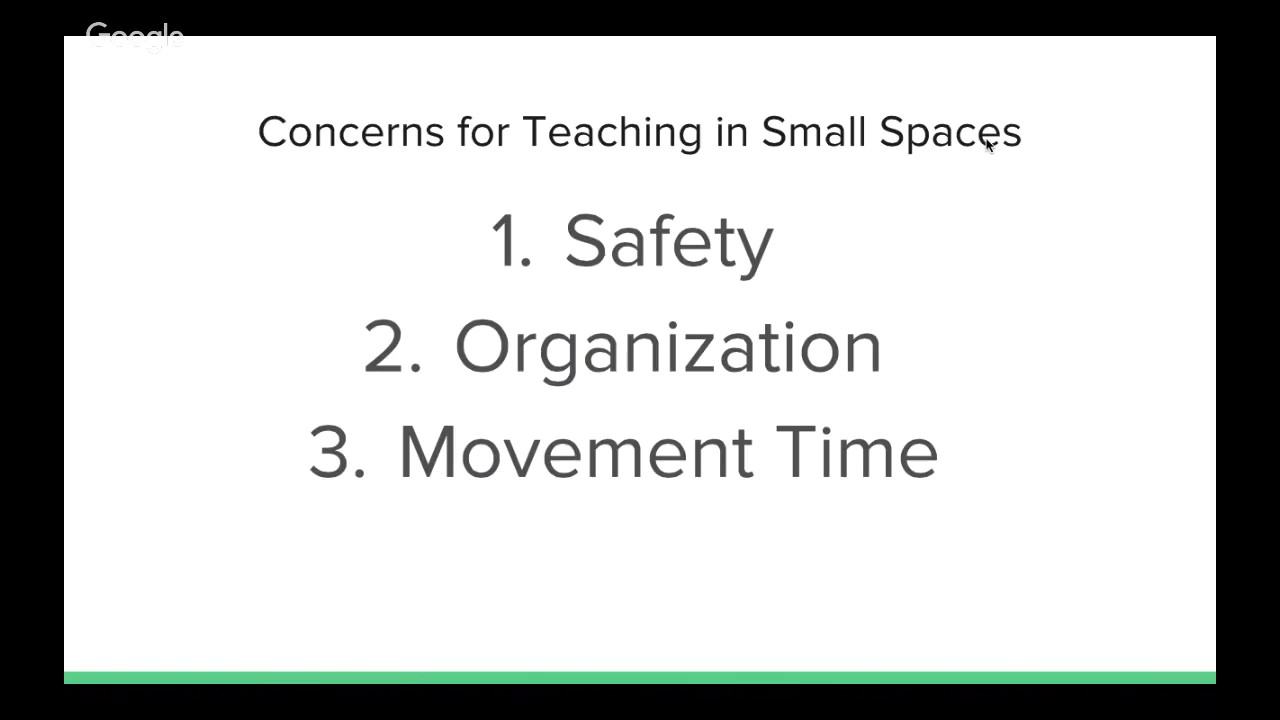 Kristen Murphy - Teaching in Small Spaces: Organization and Creativity