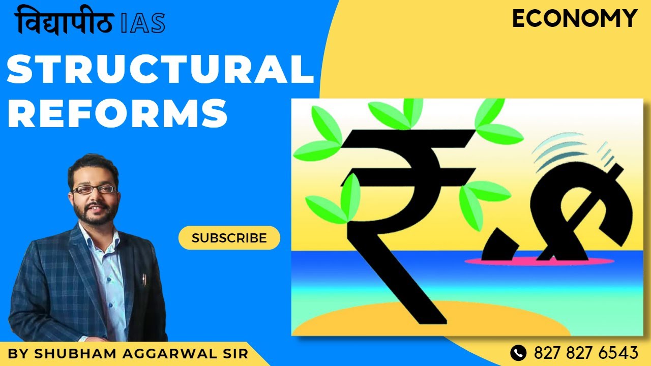 What are Structural Reforms? | Indian Economy | Shubham Aggarwal Sir | @VidyapeethIAS