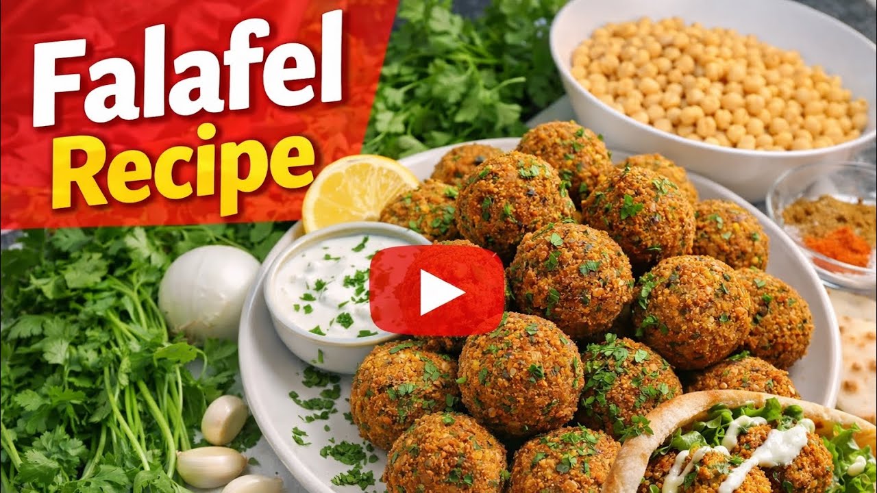 How to make Authentic middle eastern falafel !!