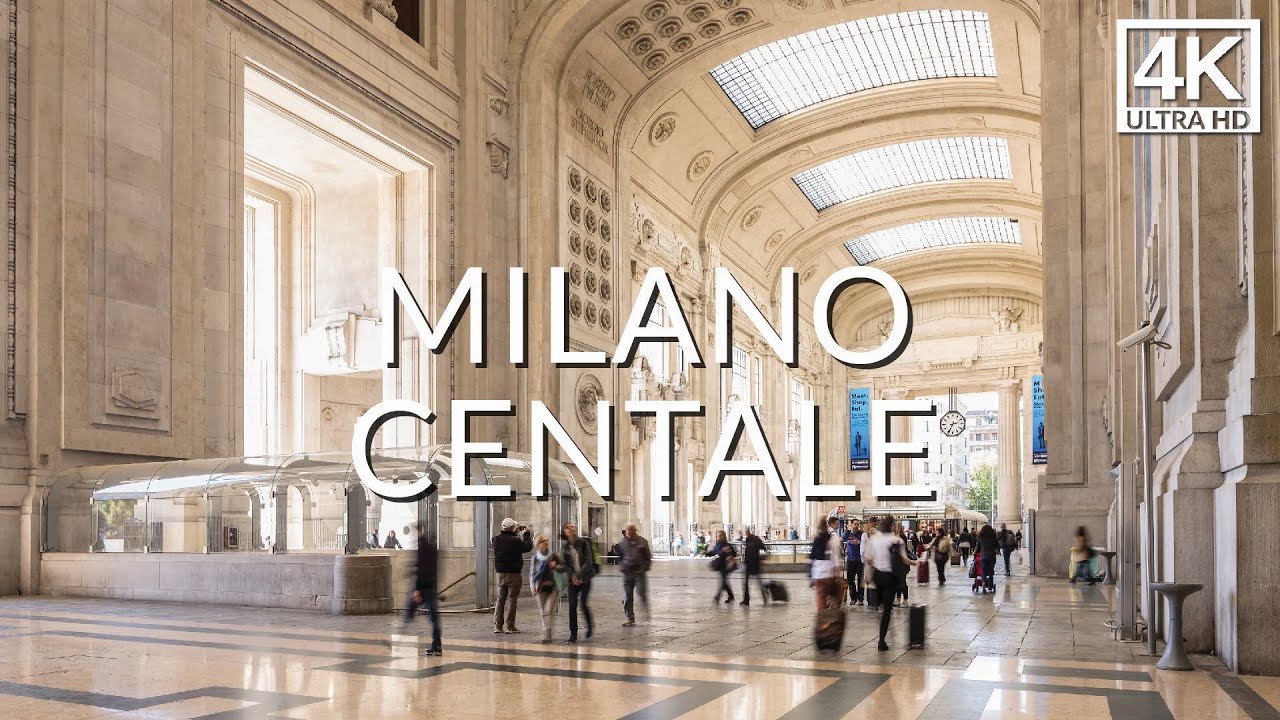 Milano Centrale, Italy's Largest Train Station [4K] Walking Tour