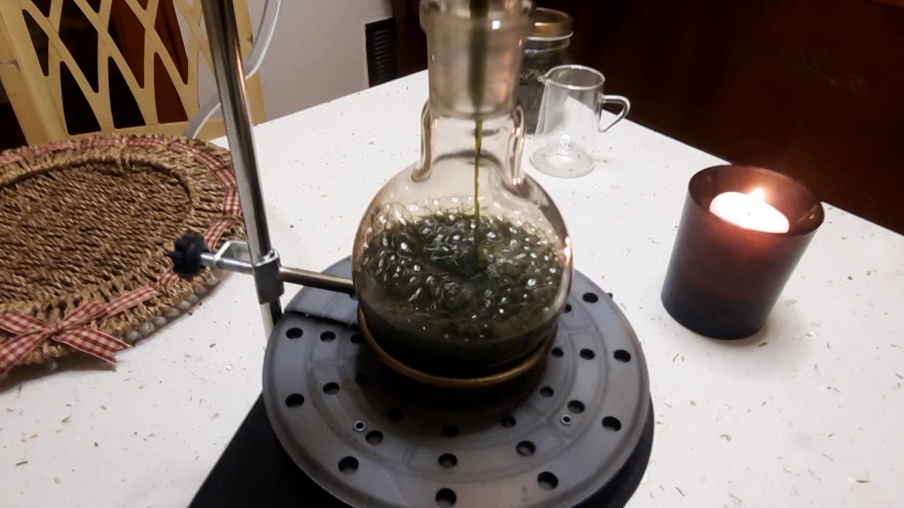 Estrazione Menta con reflusso - Alchimia & Spagiria