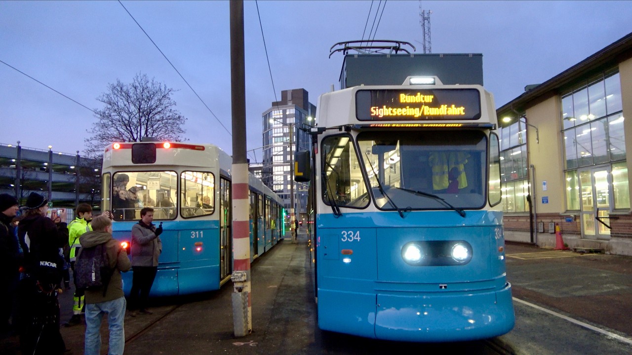 New tram M31B in Gothenburg, Sweden