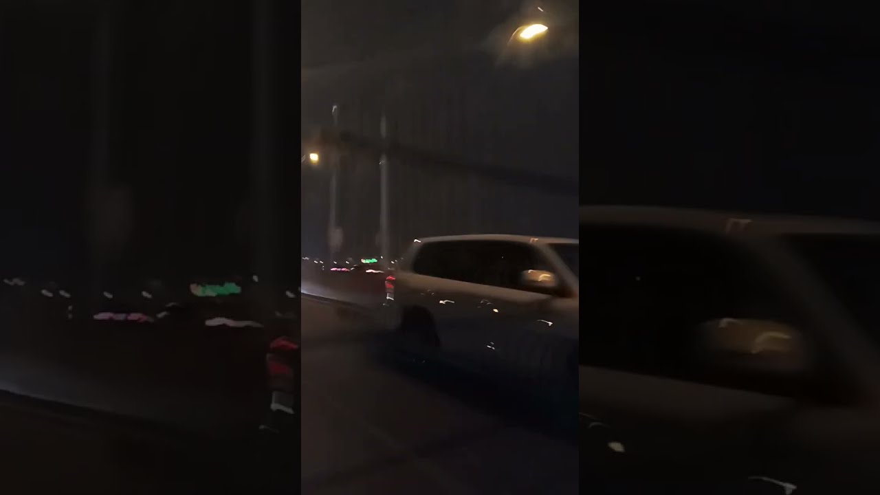 riyadh street at night #riyadh #roadtrip