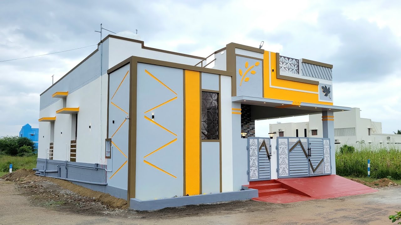 4.5 Cent South Facing Beautiful House Sale | 1650 sqft Build up area | 915 999 44 00 | Kovilpatti