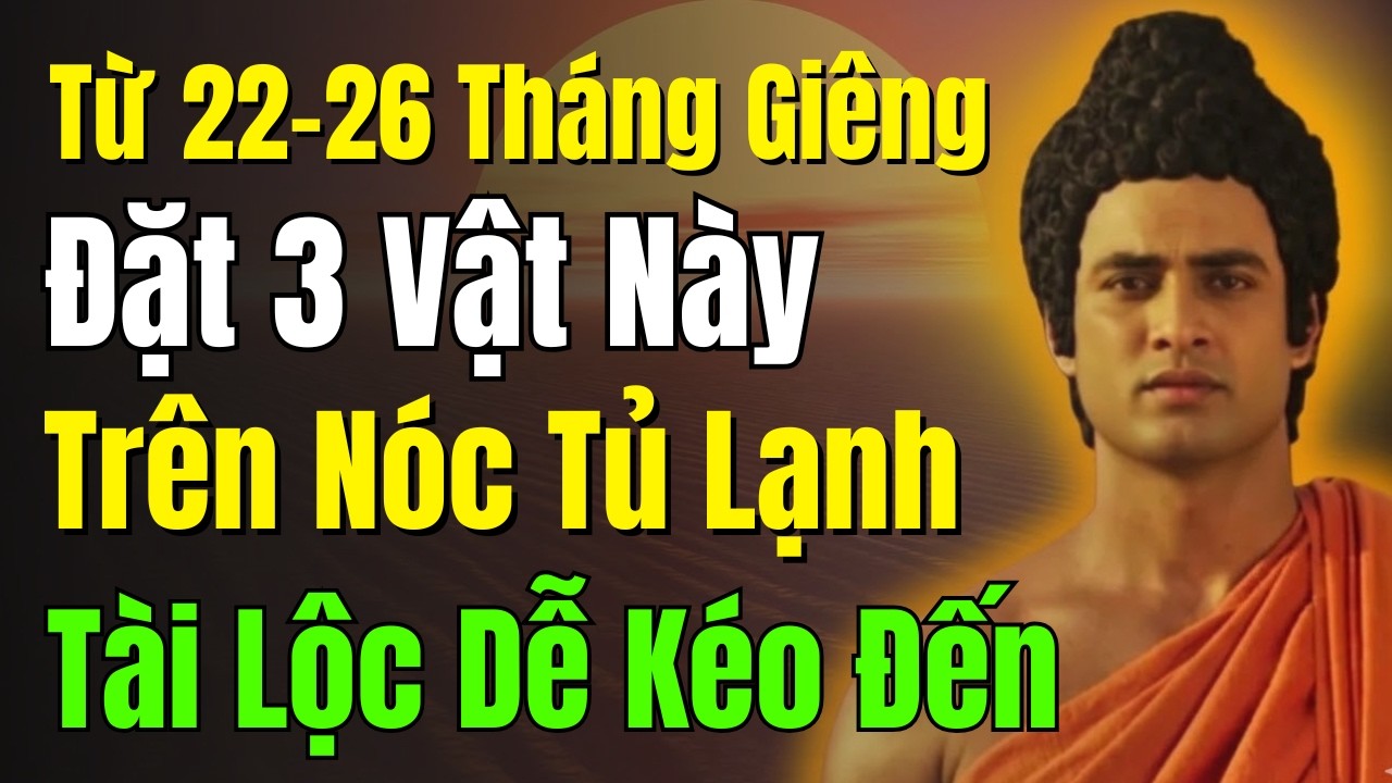 Từ 22–26 Tháng Giêng Âm: Đặt 3 Vật Trên Nóc Tủ Lạnh,Tài Lộc Dễ Kéo Đến