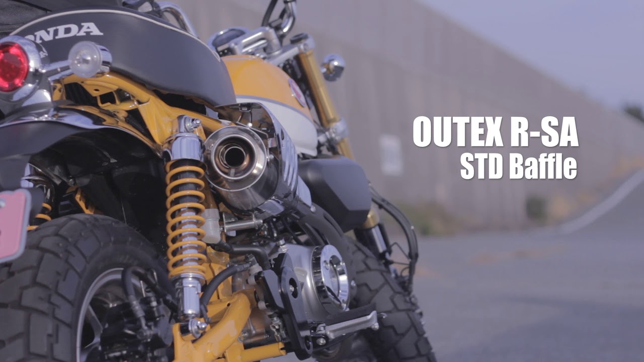 【Monkey125】OUTEX R-SA バッフル音量比較