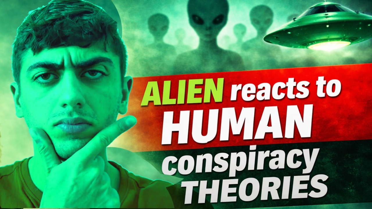 Alien Reacts to Human Conspiracy Theories