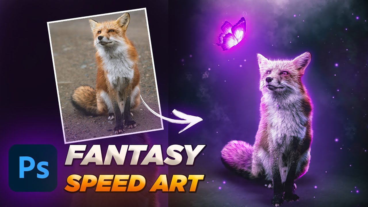 Glowing Fantasy Photo Manipulation in Photoshop | Photoshop Speed Art | iLLPHOCORPICS #photoshop