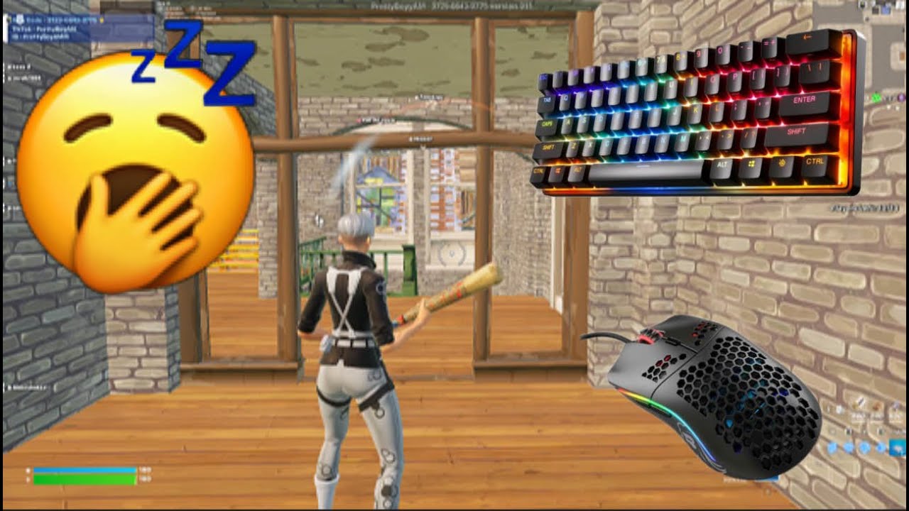 ASMR 😴 Tilted Zone Wars Gameplay 🏆 Satisfying Keyboard Fortnite 240 FPS