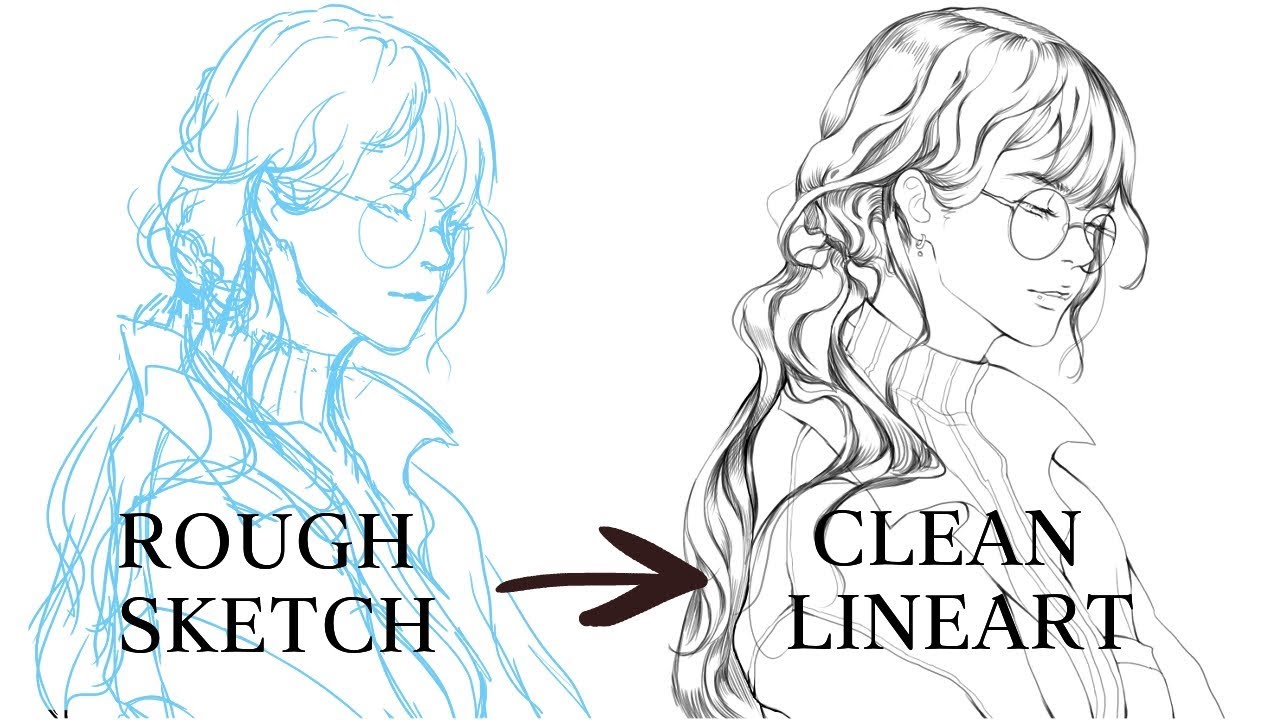 [MediBang] How I Lineart - TUTORIAL