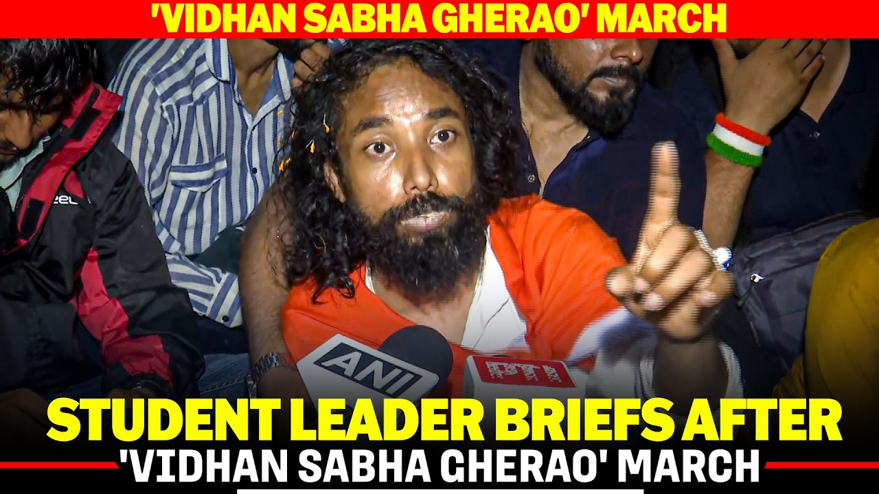 LIVE: JPSC-JSSC aspirants' 'Vidhan Sabha Gherao' march in Ranchi, Students leader briefs press