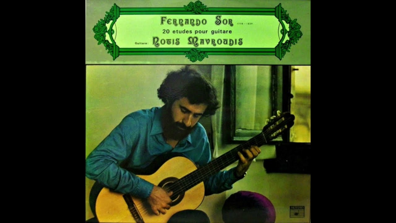 Fernando Sor | Guitare: Notis Mavroudis &bull; 20 Etudes Pour Guitare [1978]