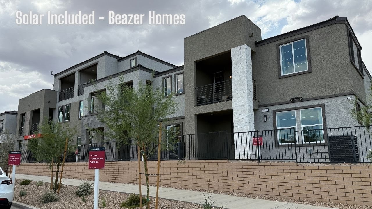 New Townhomes For Sale Henderson | Cantata Point by Beazer Homes $403k+ 3bd, 2ba Solar Included