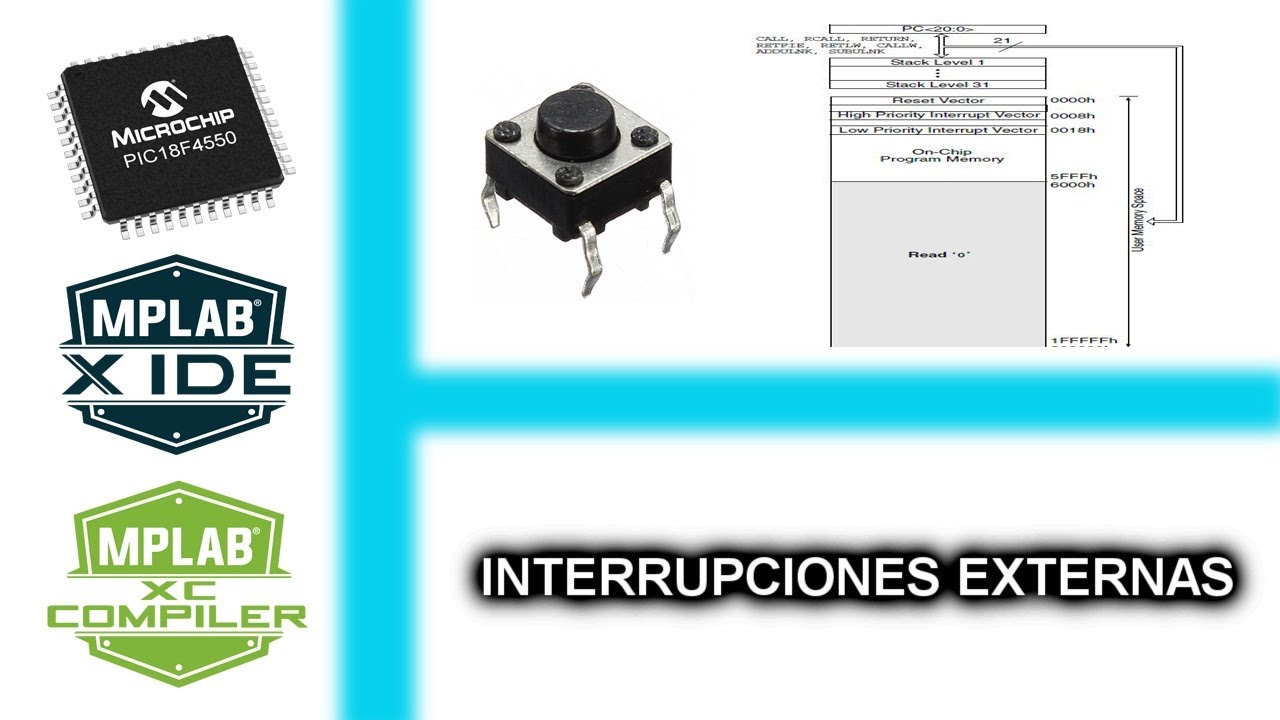 11.- INTERRUPCIONES EXTERNAS - CURSO MICROCONTROLADORES PIC CON XC8