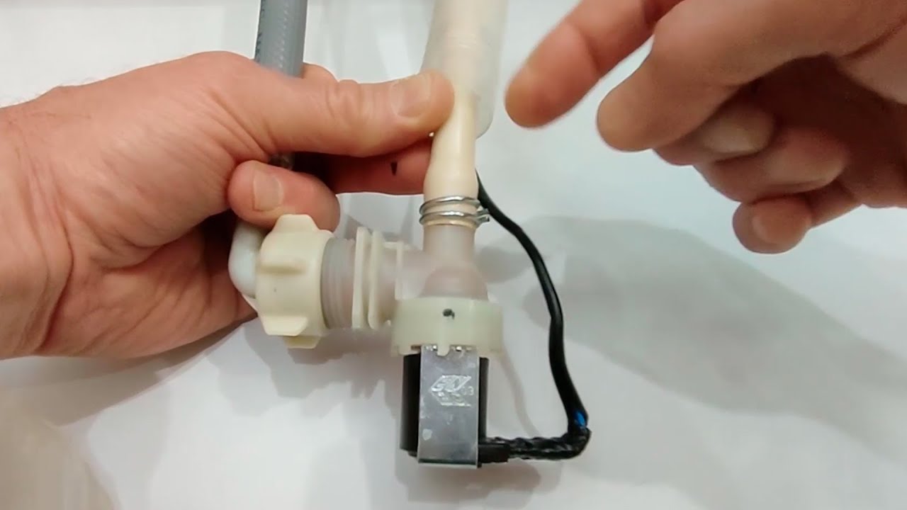 Замена КЛАПАНА Подачи ВОДЫ В ПОСУДОМОЕЧНОЙ Машине \ REPLACING THE WATER SUPPLY VALVE IN THE WASHING