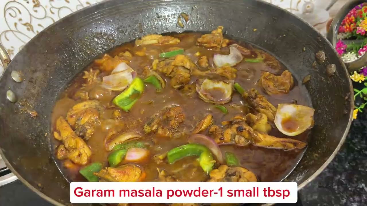 Restaurant style Chicken kadai/ kadahi ki jaykedar aur chat patte recipe 