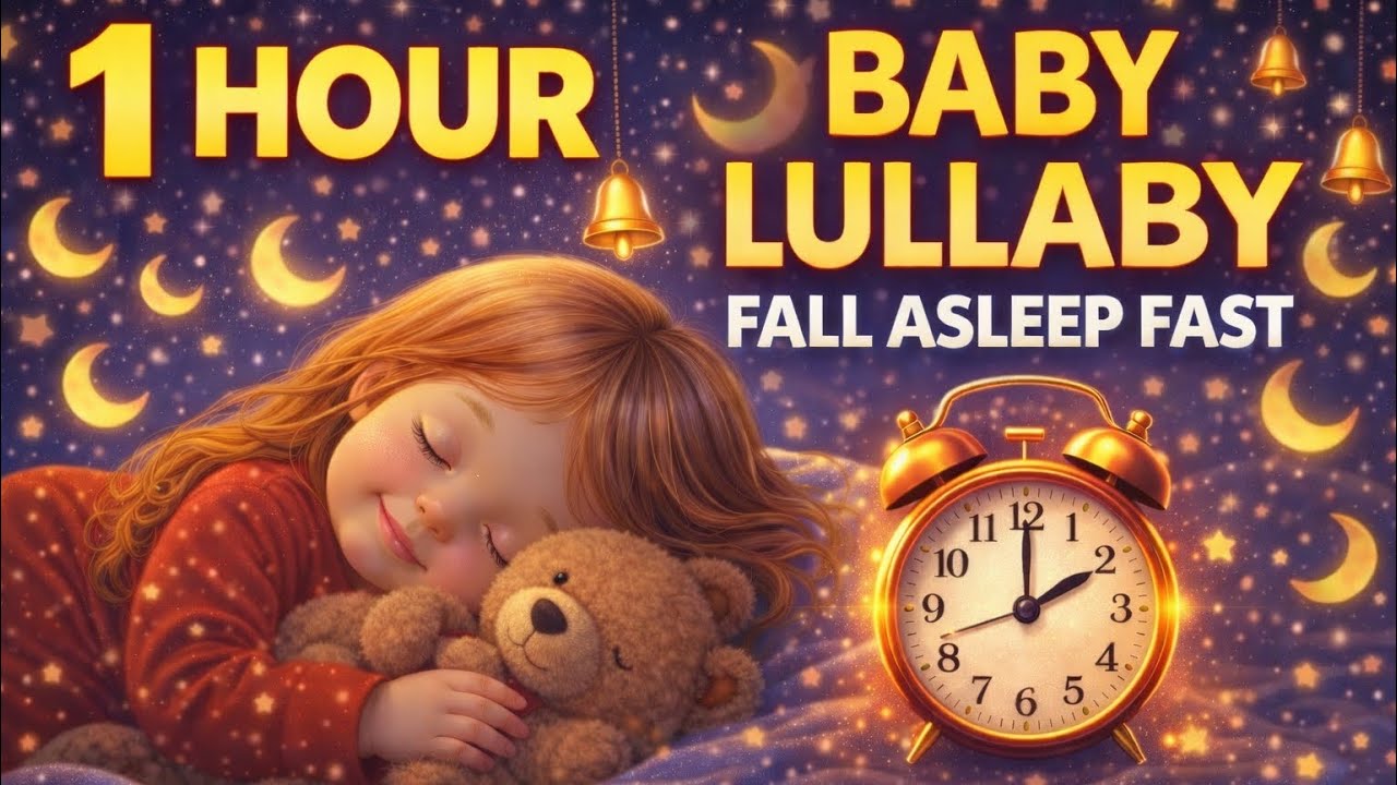 Baby Lullaby 1 Hour 🌙 Fall Asleep Fast | Deep Sleep Music for Babies & Toddlers