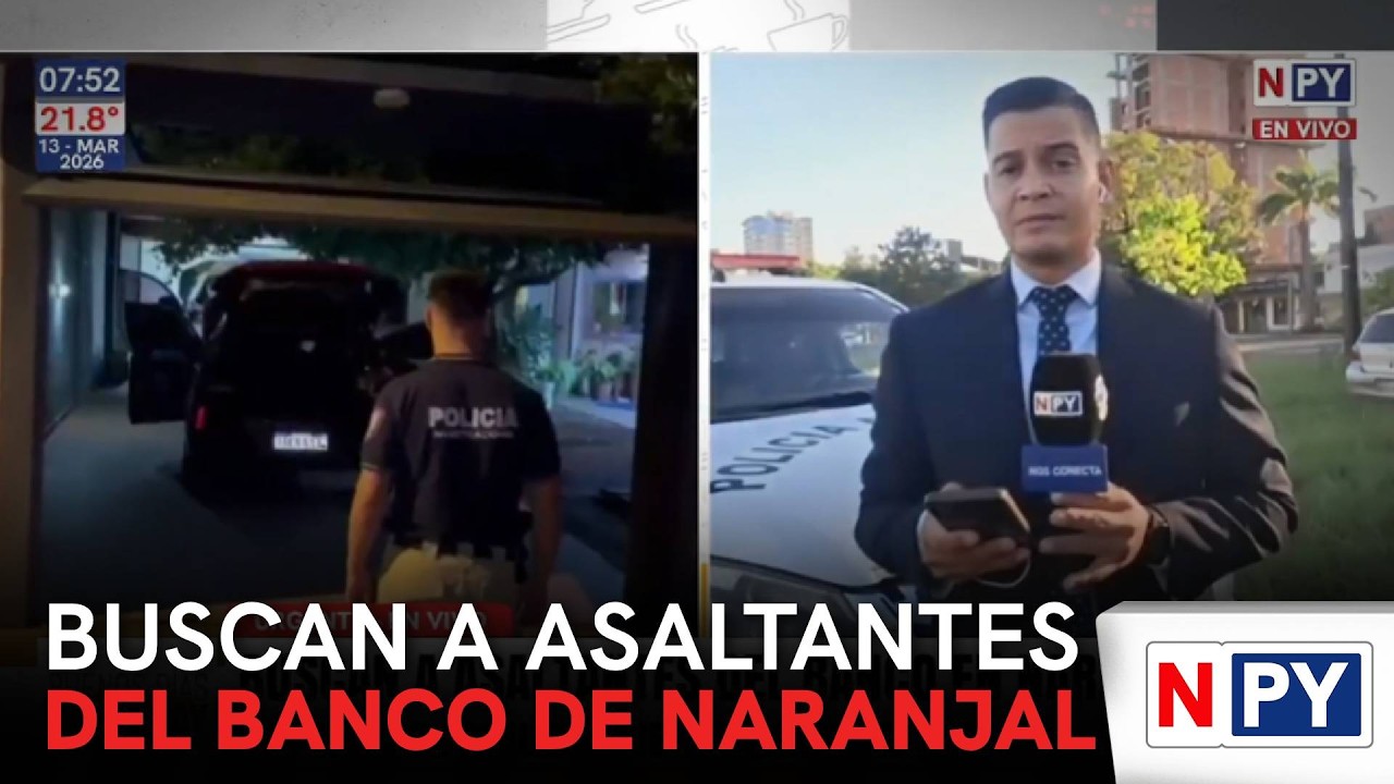 Cinco detenidos en Itapúa tras allanamientos en busca de asaltantes del banco de Naranjal