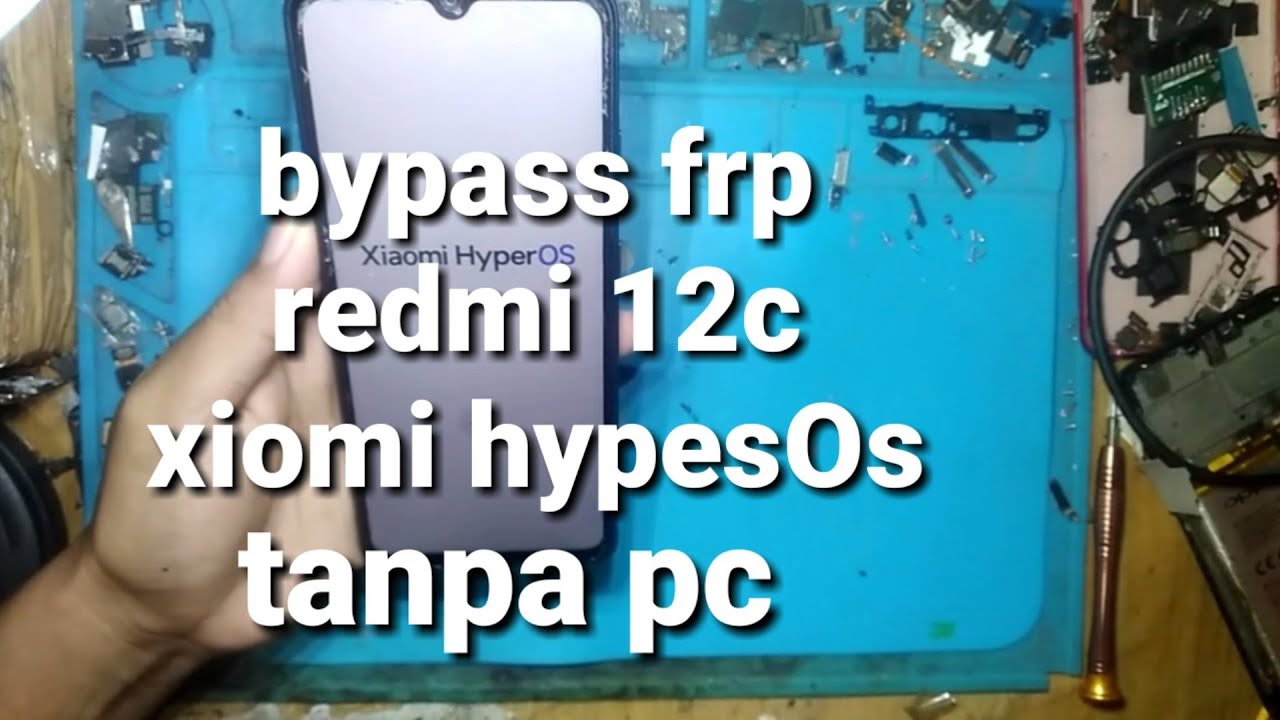 redmi 12c bypass frp without PC || xiomi hyperOs bypass frp.. bypass akun google redmi 12c tanpa pc