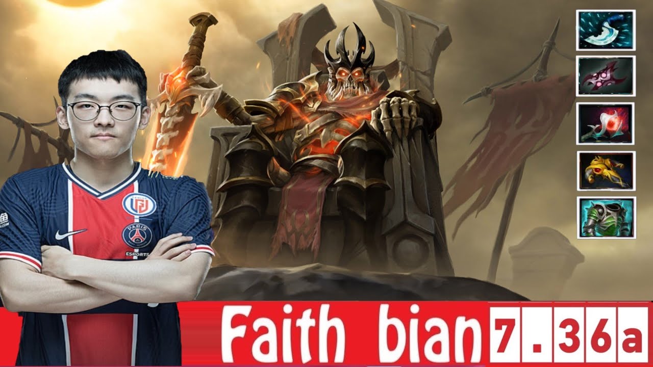 [DOTA 2] Faith_bian the WRAITH KING [OFFLANE] [7.36a]