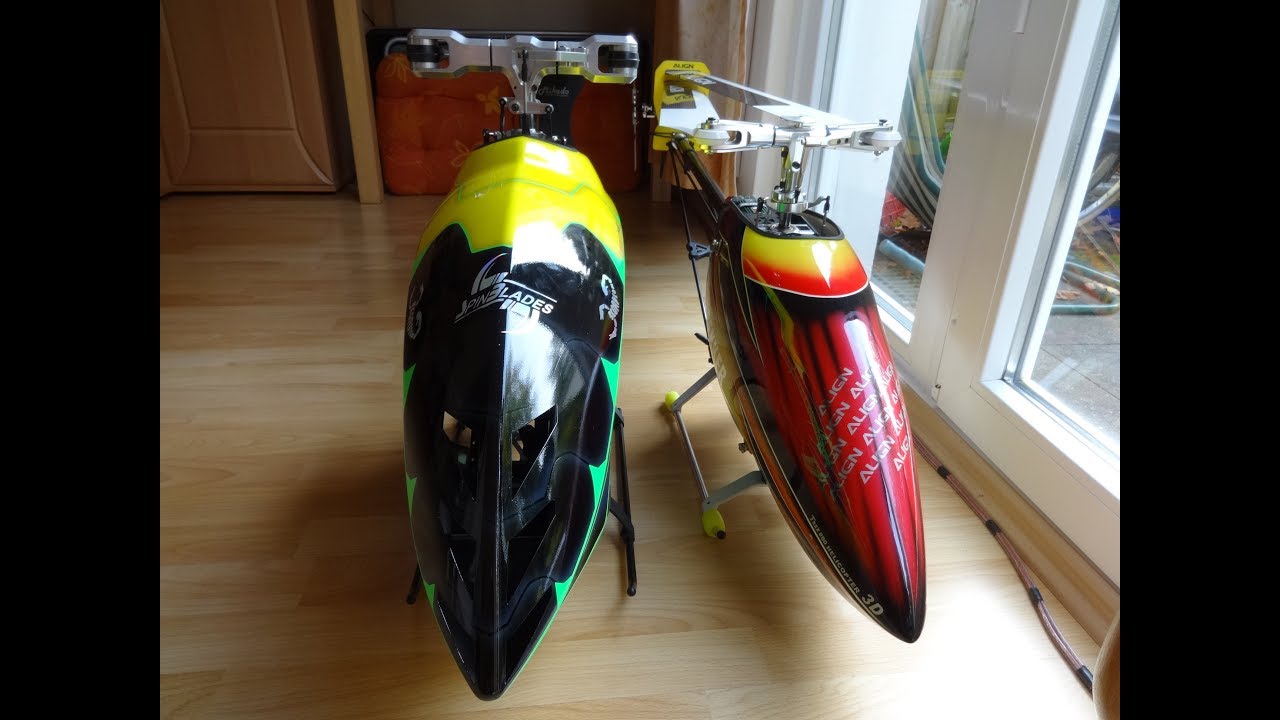 Mikado Logo 800 XXTREME, Align T-Rex 800 Trekker, size comparison !!