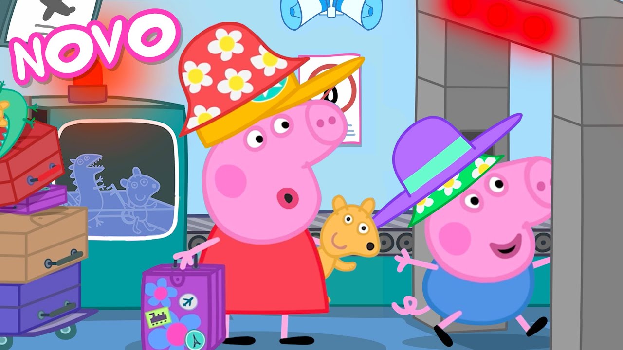 Peppa Pig Português Brasil | No aeroporto! | NOVO Contos da Peppa Pig