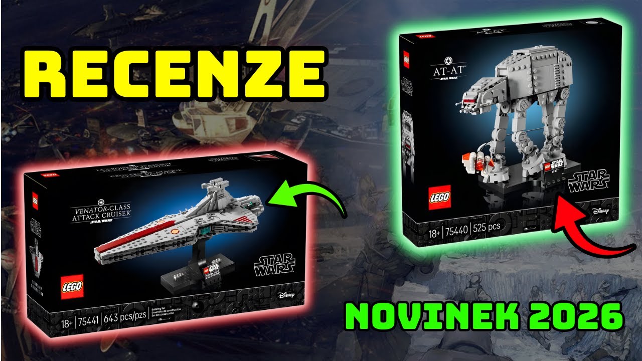PREMIÉRA! 💥 | RECENZE LEGO STAR WARS 75440 A 75441 AT-AT a Venator-Class Attack Cruiser
