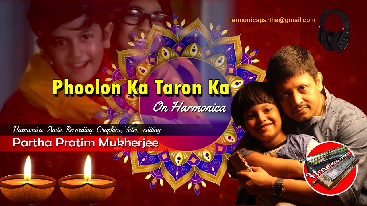 Phoolon Ka Taron Ka | Harmonica | Partha Pratim MUkherjee