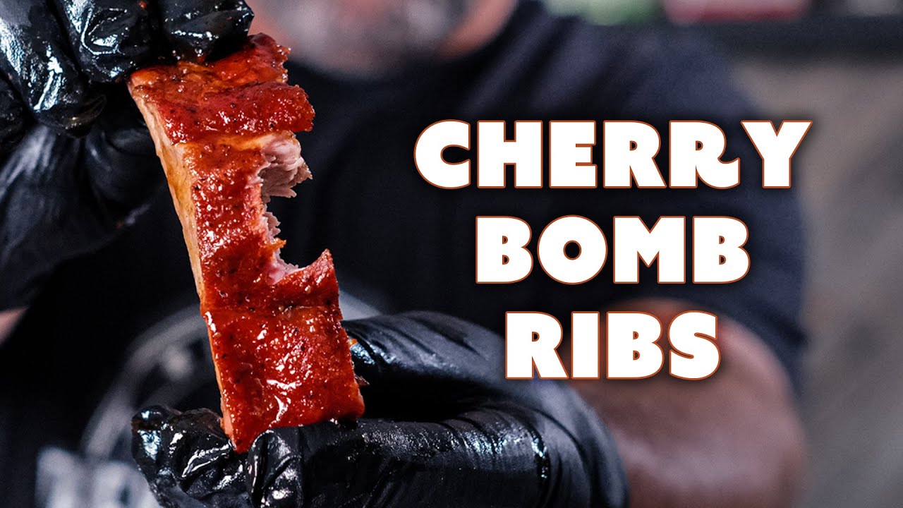 Cherry Bomb Ribs On The Traeger | При участии Kosmos Q