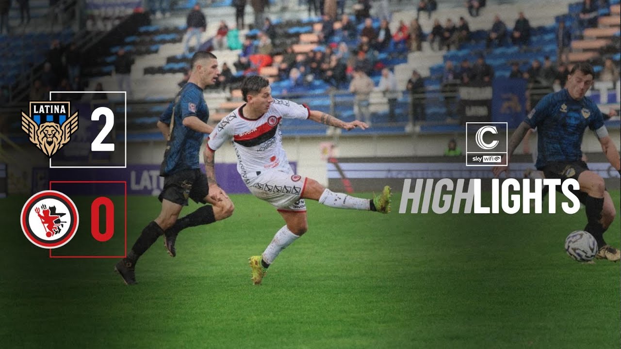 LATINA - FOGGIA 2 a 0: GLI HIGHLIGHTS
