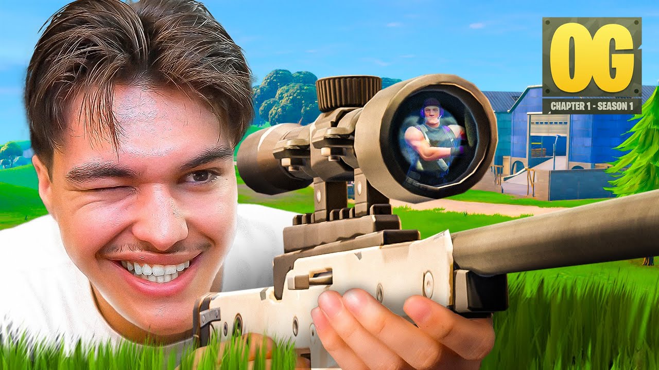 Fortnite but ONLY with the SNIPER (I must get revenge)