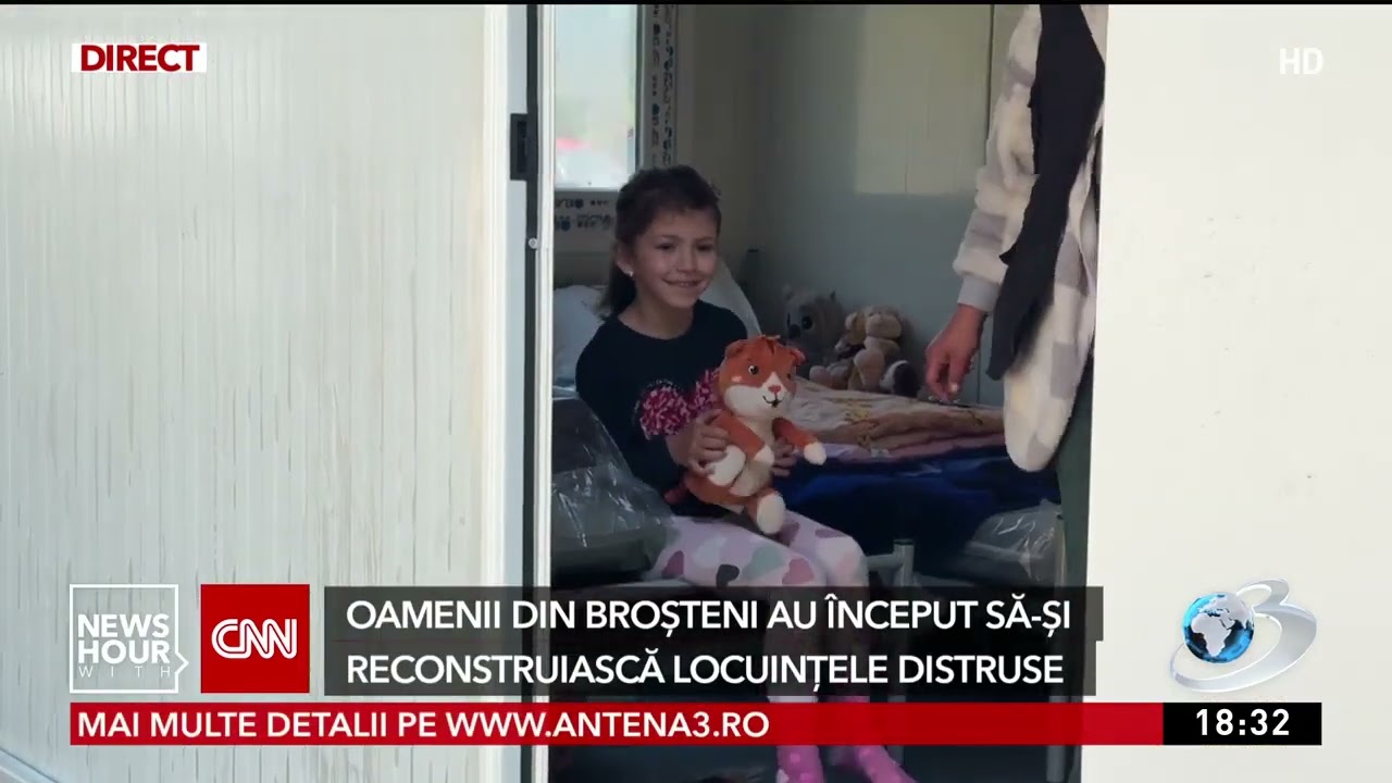 Oamenii din Broșteni au început să reconstruiască locuințele distruse