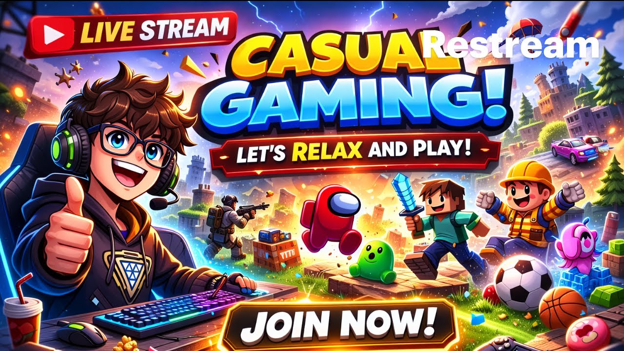 💥 Games Challenge – Live Stream!