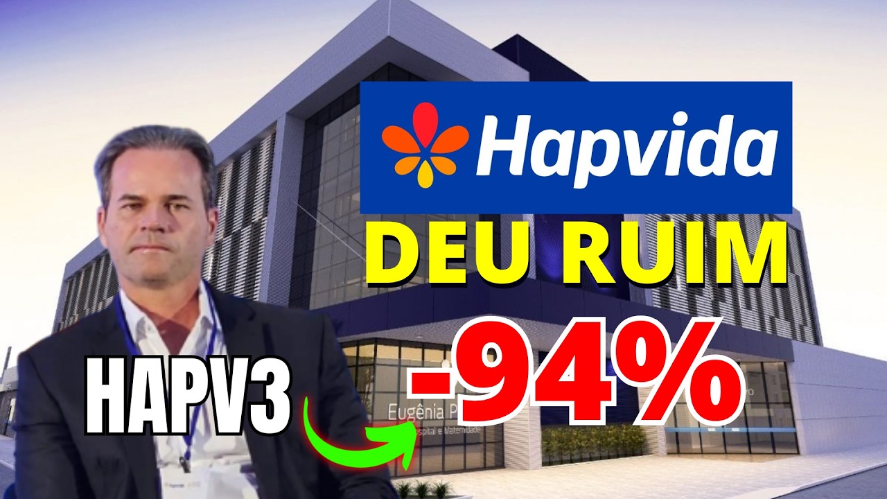 HAPV3 HAPVIDA A&Ccedil;&Atilde;O DESABOU e atingiu COTA&Ccedil;&Atilde;O M&Iacute;NIMA! O QUE ACONTECEU?