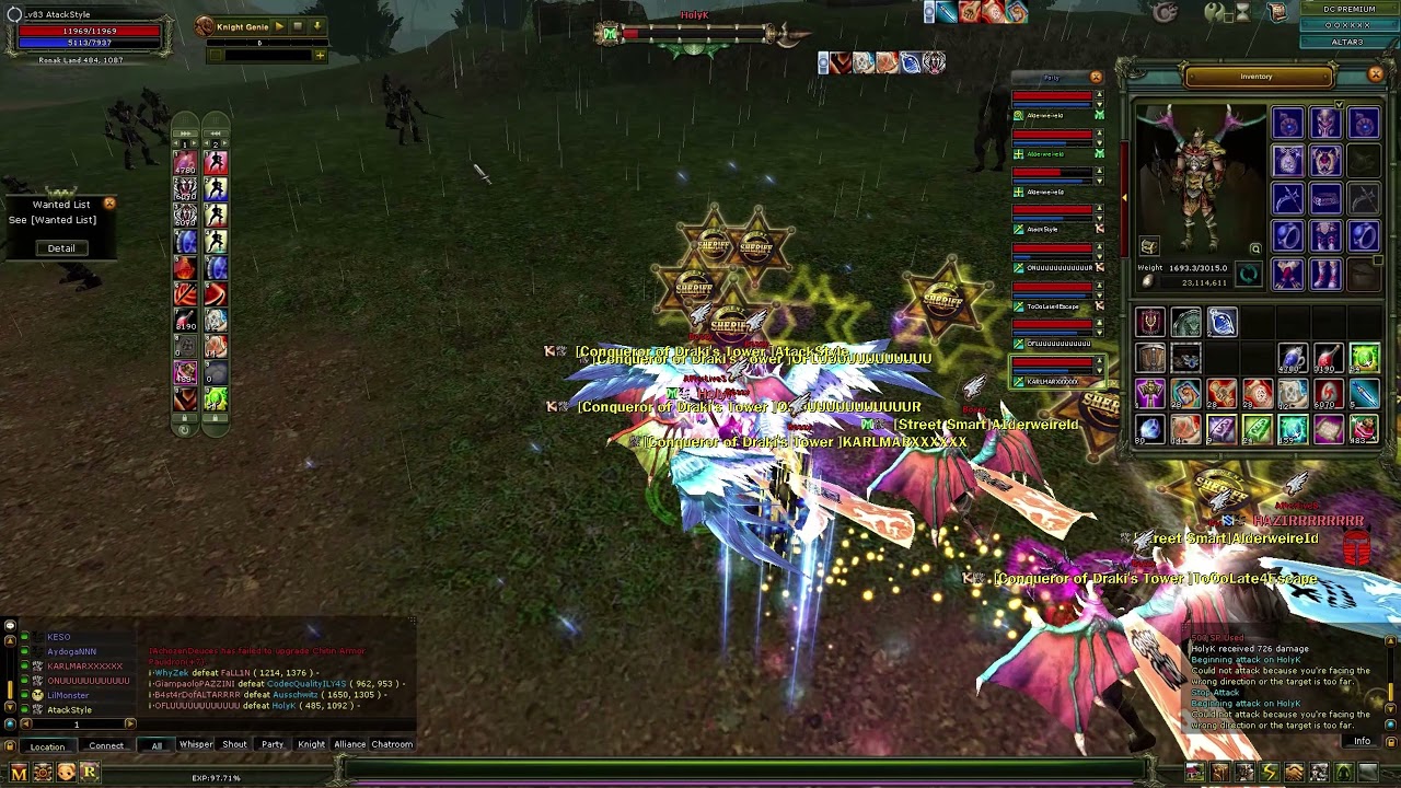 KNİGHT ONLİNE ALTAR BOSSY VS AFTERLİVES