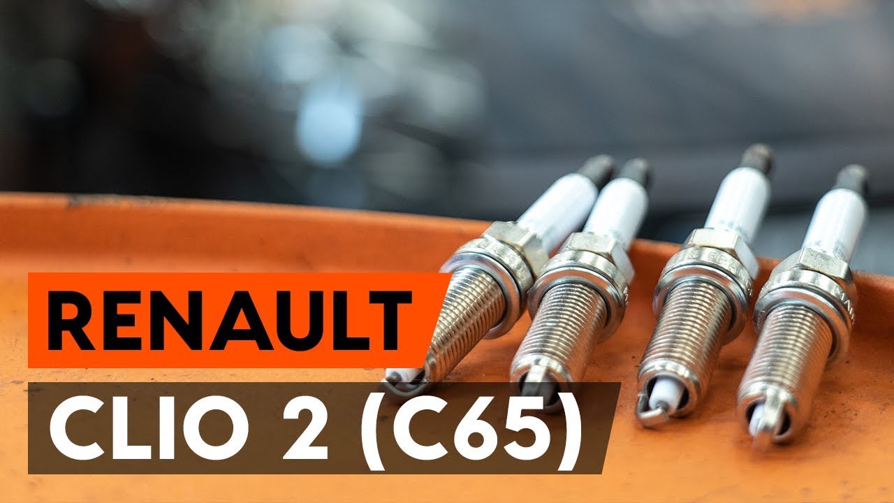 How to change spark plug on RENAULT CLIO 2 (C65) [TUTORIAL AUTODOC]