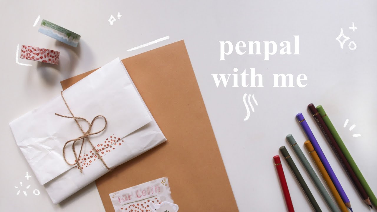 💌 real time penpal with me ~ plants and sparkles 🌿