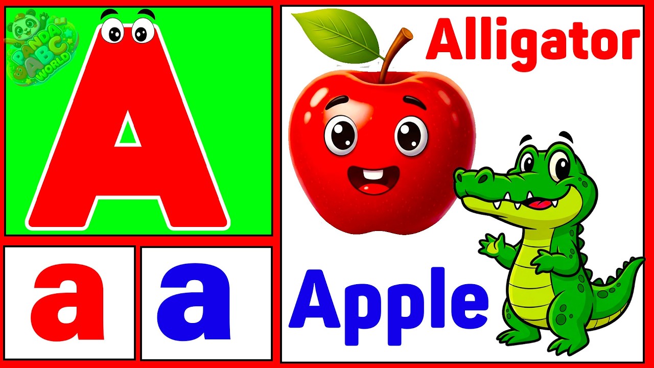 ABC Phonics Song | Nursery ABC Panda Songs | Educational YouTube Videos | Sing Along Phonics Sounds