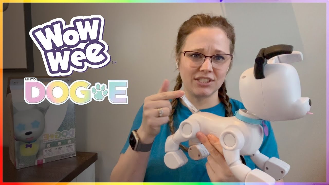 Интерактивная игрушка-робот WowWee Dog-E (издает звуки!)