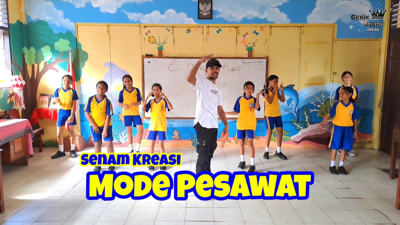 Mode Pesawat | Senam Kreasi untuk Anak Sekolah