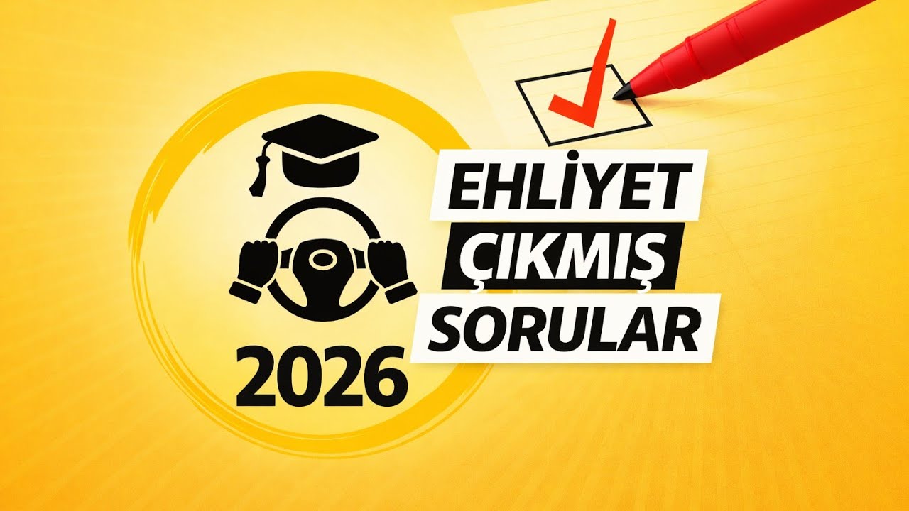 EHLİYET SINAVINDA ÇIKMIŞ 10 SORU 🚨 Bunları Bilmeden Sınava GİRME! (2026)