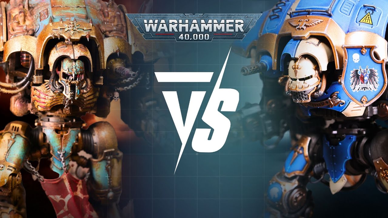 Imperial Knights Vs Chaos Knights Warhammer 40k 10th Edition Live 2000pts Battle Report