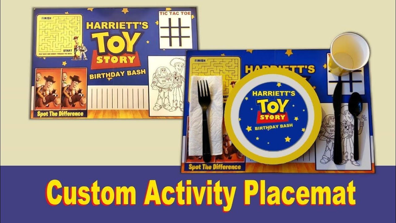 Custom, Play On / Activity Placemat