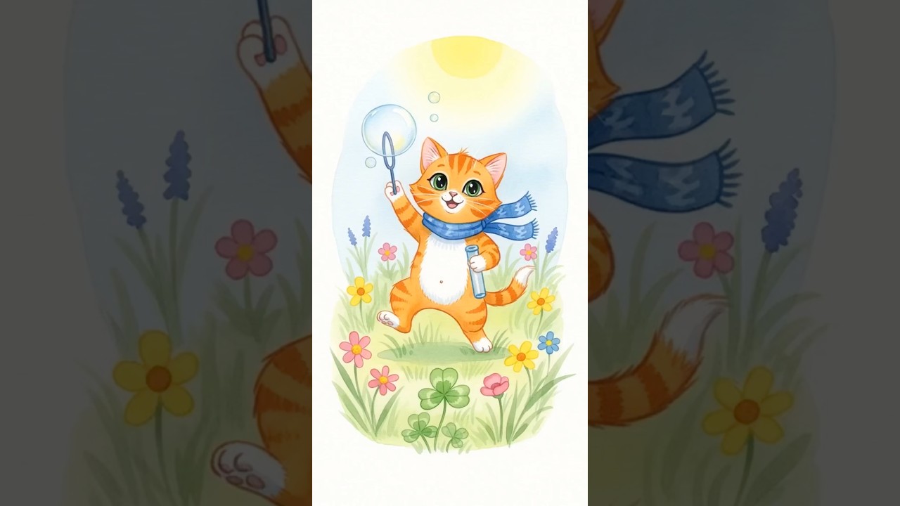 Kitty and the Bubble Trouble! 🫧🐾#KittyBonkers #KidsCartoon #BubbleTrouble