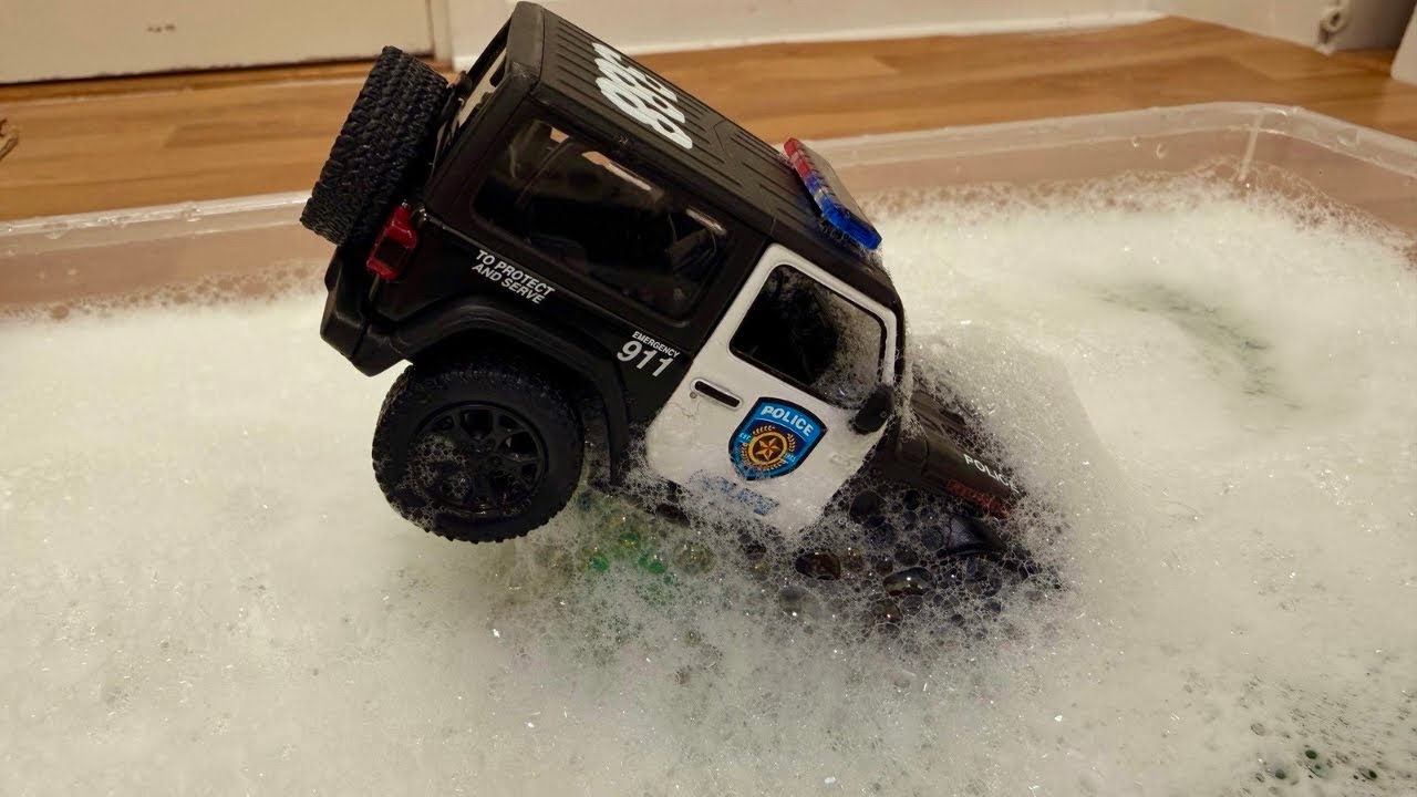Pullback Cars And Let Go Into The Water