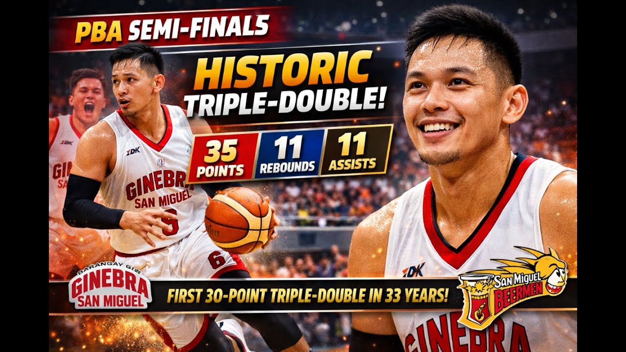 PANOORIN ANG TRIPLE-DOUBLE NI SCOTTIE THOMPSION SHOT BY SHOT | SMB vs GINEBRA | PHILIPINE CUP