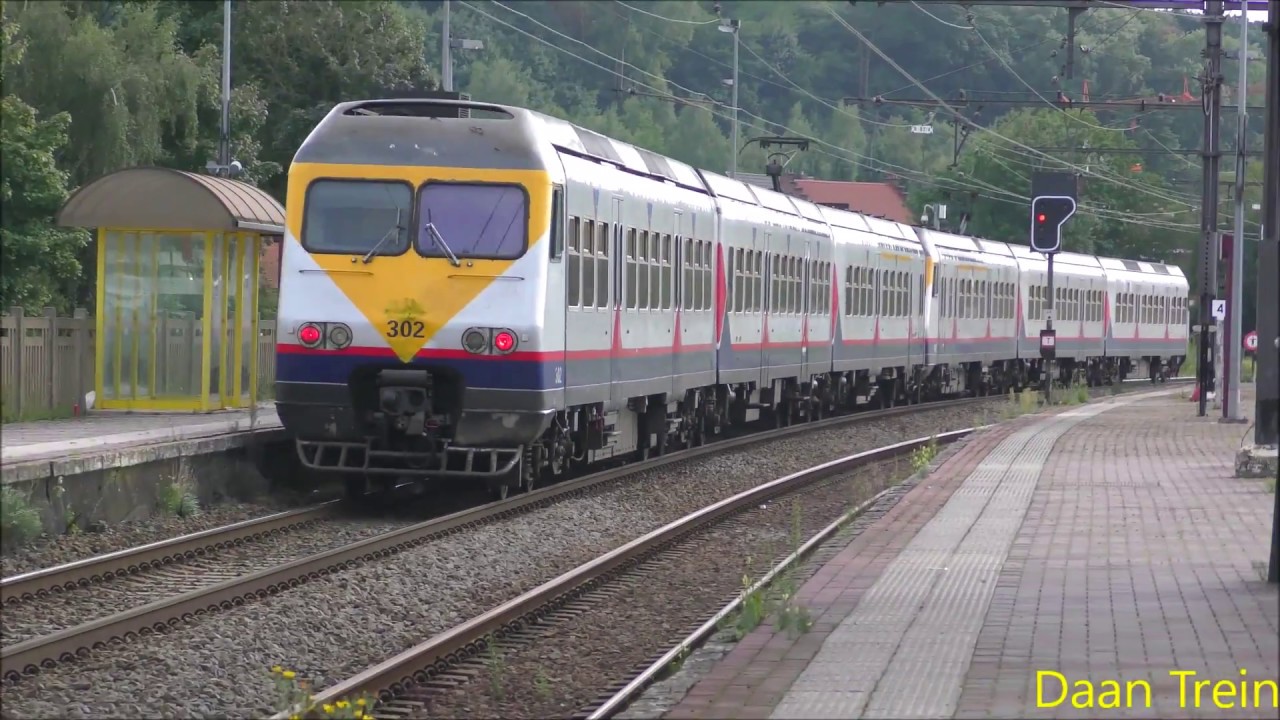 Treinen in station Aarschot op 18/08/17