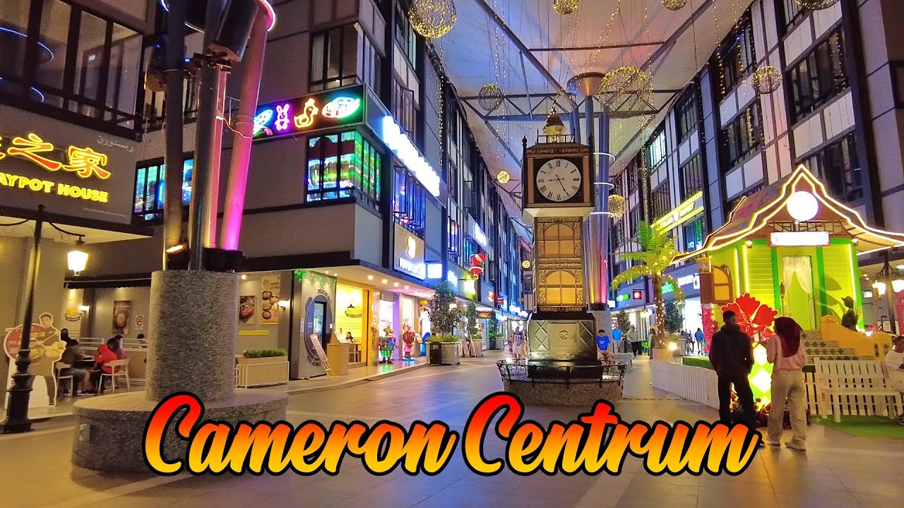 Cameron Highland Trip : Walk from Cameron Centrum to McDonalds restaurant Brinchang