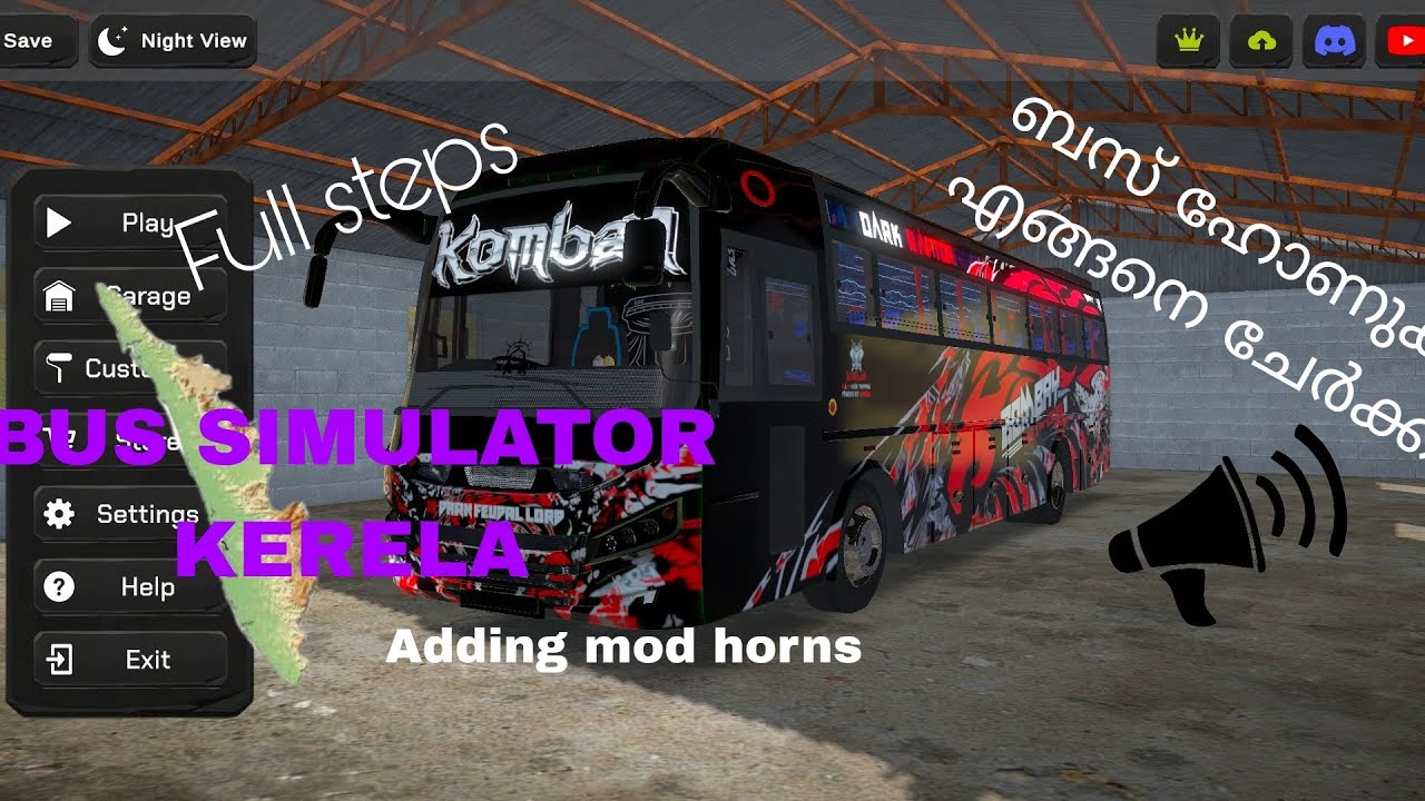 How to add horns in bus simulator kerala #bus simulator kerela #horns#mod 